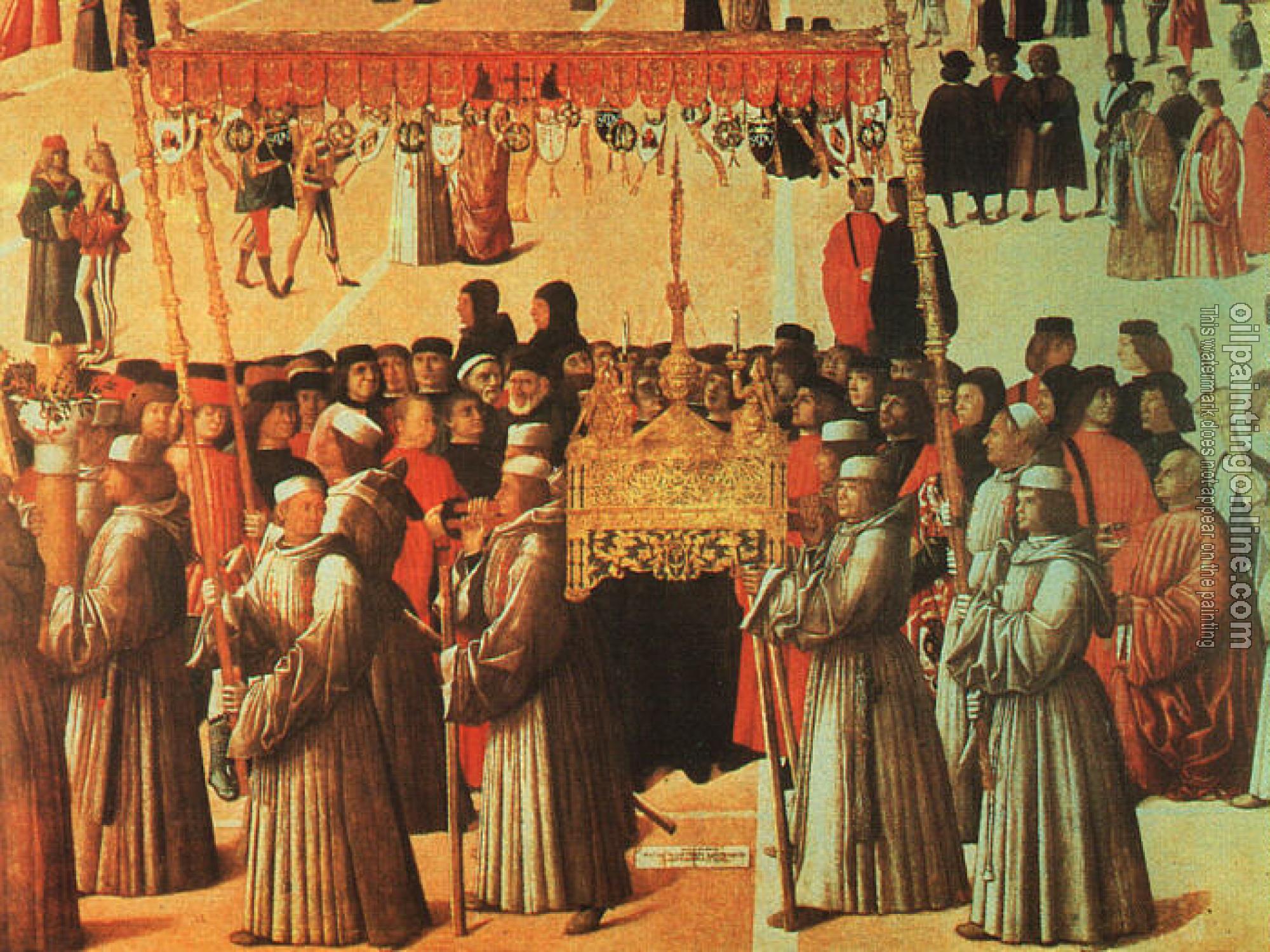 Bellini, Gentile - Procession in the Piazza di San Marco